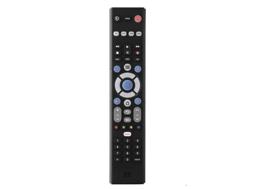 One For All Urc 1241, Av-Receiver, Spielekonsole, Home-Audio-System, Heimkinosystem, Soundbar-Lautsprecher, Tv,..., Ir Wireless, Drucktasten, Schwarz