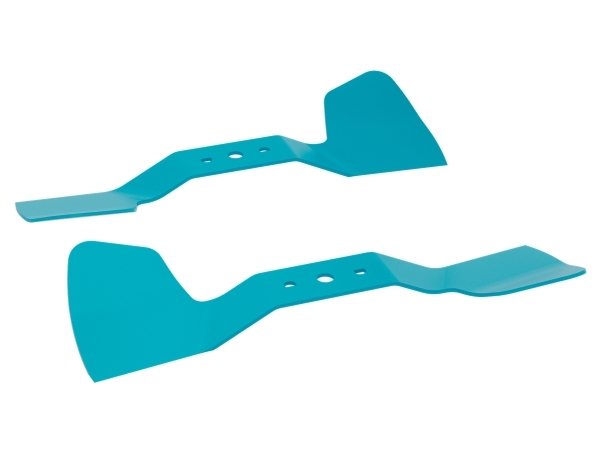 Gardena 4122-20, Rasenmäherklinge, Gardena, Powermax Duo, Blau, Stahl