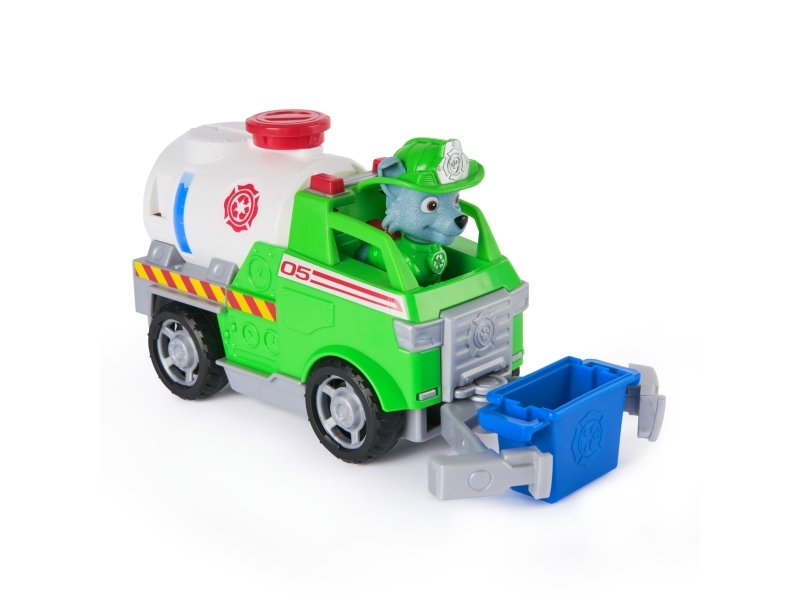 Paw Patrol Fire Rescue: Rocky Rescue Fire Tanker With Action Figure, Grab Claw And Toy Truck, Kids Toys For Boys & Girls Ages 3 And Up, Truck, 3 Yr(S