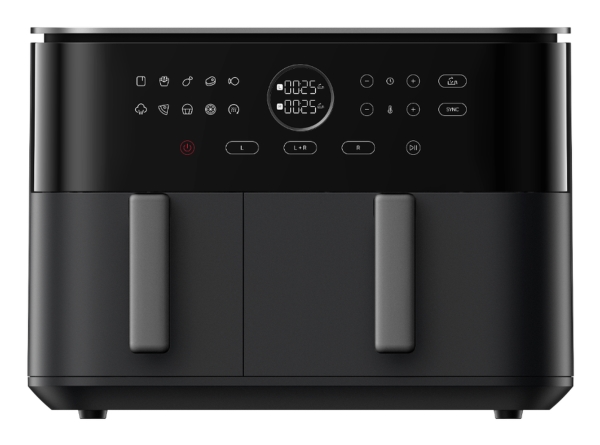 Xiaomi Maf-D1001, Hot Air Fryer, 10 L, 40 °C, 230 °C, Double, Black