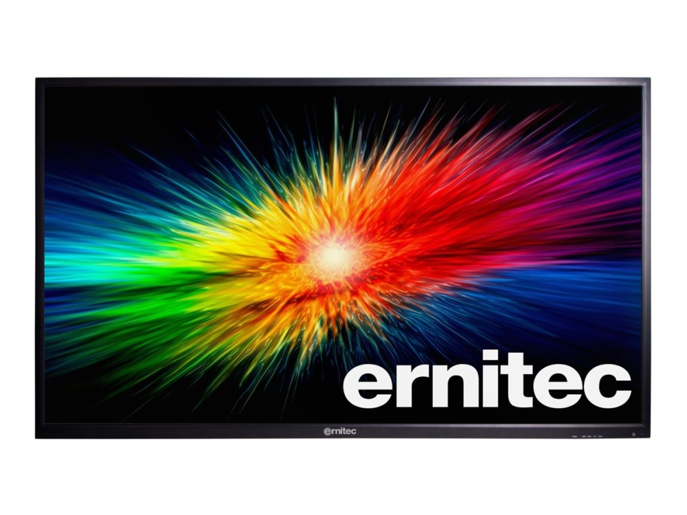 Ernitec - Lcd-Monitor Mit Led-Hintergrundbeleuchtung - Farbe - Vesa - 65" - Hohe Auflösung - Schwarz
