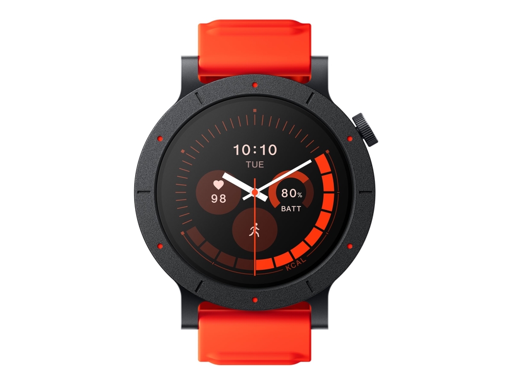 Cmf Watch 3 Pro - Metal - Smart Ur Med Rem - Flydende Silikone - Håndledsstørrelse: Op Til 258 Mm - Display 1.43" - Bluetooth - 52.4 G - Orange