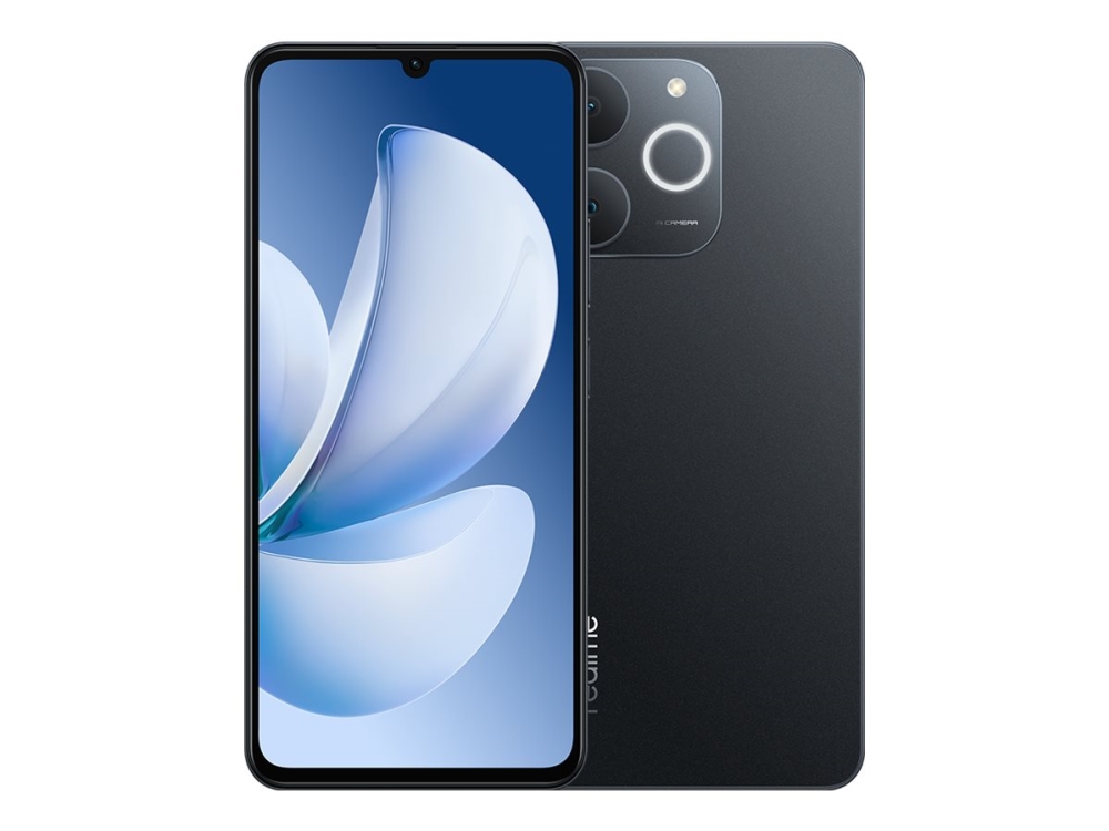 realme Note 70T, 17,1 cm (6.74), 4 GB, 256 GB, 50 MP, Android 15, musta