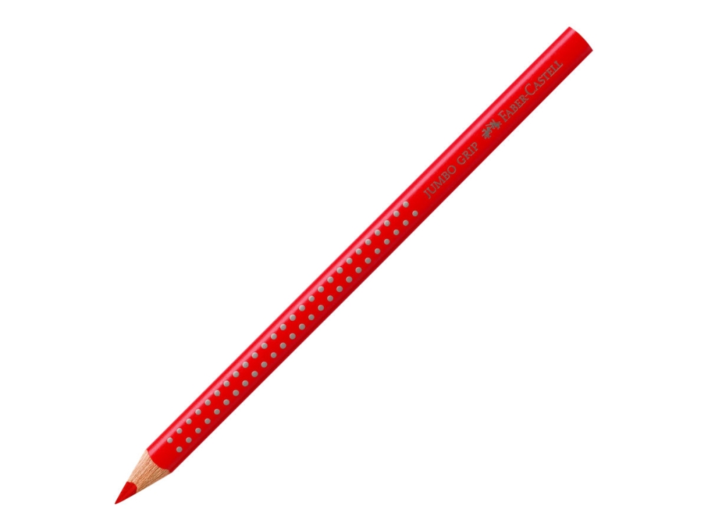 Faber-Castell Jumbo Grip - Farvet Blyant - Lys Geranium-Rød - 3.8 Mm