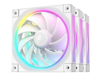 DeepCool FL12 WH-3 in 1, Tuuletin, 12 cm, Valkoinen
