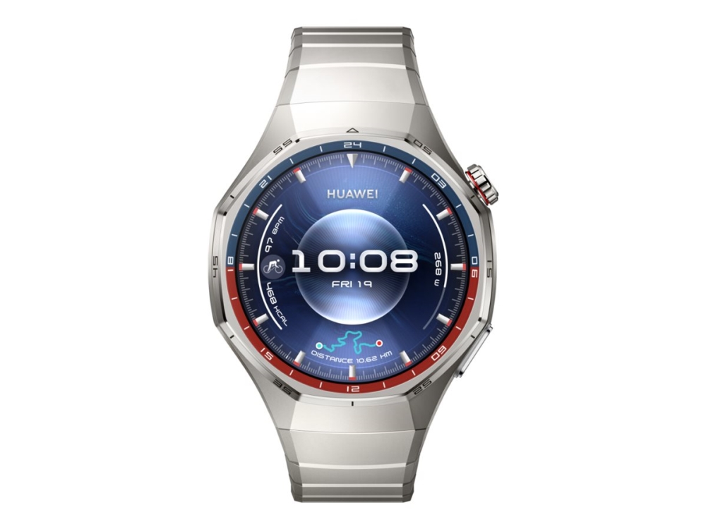 Huawei Watch GT 6 Pro - 46 mm - titanium alloy - smart klocka med rem - titan - silver - handleds: 140-210 mm - display 1.47 - Bluetooth 6.0 BR/EDR + BLE, NFC - 54.7 g  - silver