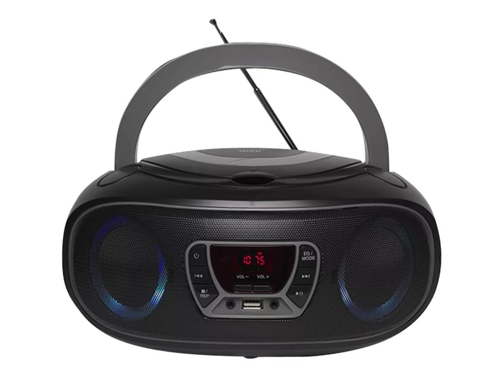 Denver Tcl-212Bt Pilkas Cd Grotuvas Nešiojamas Kompaktinių Diskų Grotuvas Juoda, Pilka