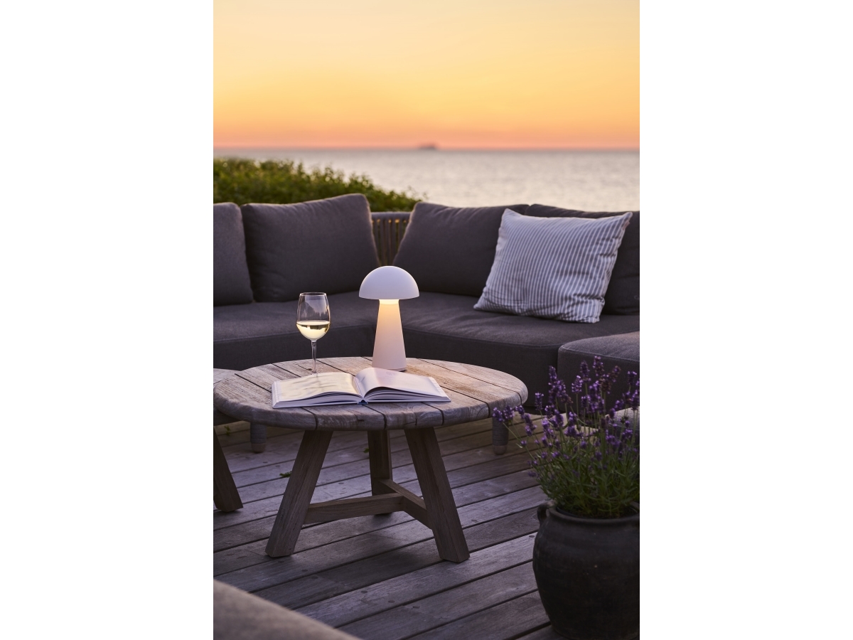 4 stk Sirius Sam Oppladbar lampe H28 cm, Hvit