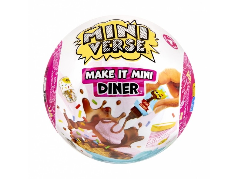MGAs Miniverse- Make It Mini Foods: Diner in PDQ Series 4 (Wave A) | Leksaker - Kreativitet - Spela degen | GameStuff