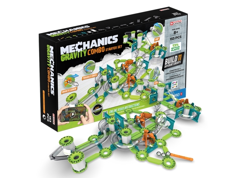 GEOMAG Mechanics Gravity Recycled Combo Starter Set 153 | Andra leksaksmärken - F-M - Geomag | GameStuff