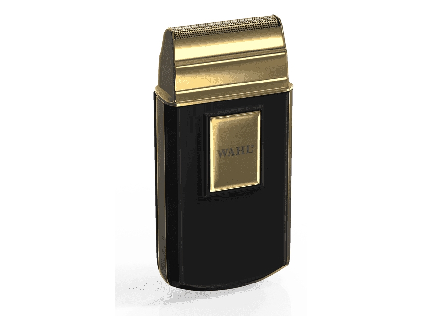 Wahl 07057-016, Folierakapparat, Svart, Guld, 3,3 cm, 0,1 mm, AC/Batteri, Nickel-metallhydrid (NiMH) | Hårvård - Skägg- / Hårtrimmer - Rakapparater | GameStuff