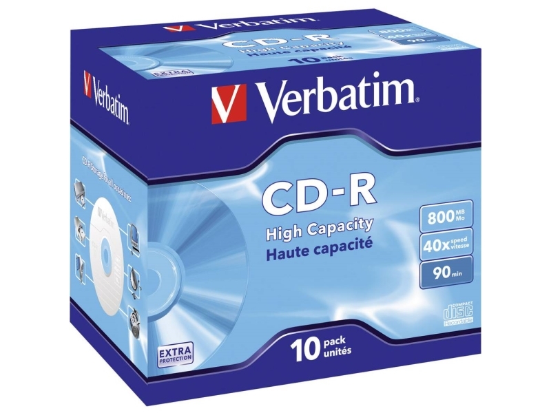 Verbatim DataLife - 10 x CD-R - 800 MB (90 min) - cd-boks