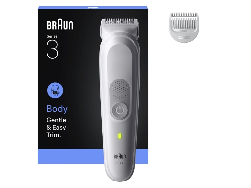 Braun Series 3 80789711, Nass & Trocken, Wechselstrom/Batterie, Hellgrau