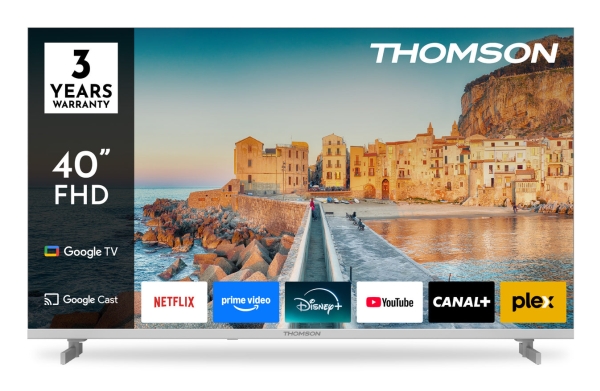 Thomson 40Fg2s15w, 101,6 Cm (40"), 1920 X 1080 Pixel, Lcd, Smart-Tv, Wlan, Weiß