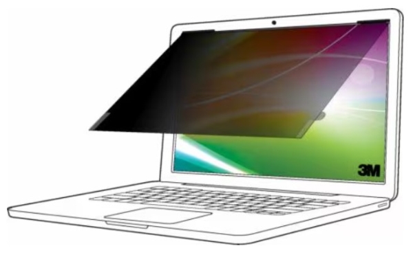 3M Bp145w1b, 36.8 Cm (14.5"), 16:10, Laptop, Frameless Display Privacy Filter, Anti-Blue, Privacy