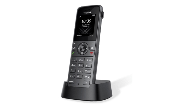 Yealink W73h, Ip-Mobiltelefon, Sort, Trådløs Håndsæt, Bord/Væg, 50 M, 300 M