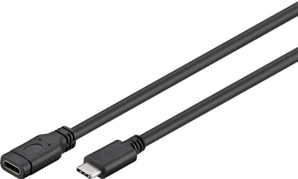 Kabel Usb Microconnect Usb-C - Usb-C 1.8 M Czarny (Usb-C 3.0 Extension Cable,)