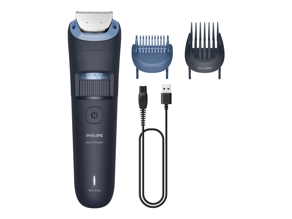 Philips Skäggtrimmer Precisionssteg om 0,5 mm, Blad helt i metall BT3665/15