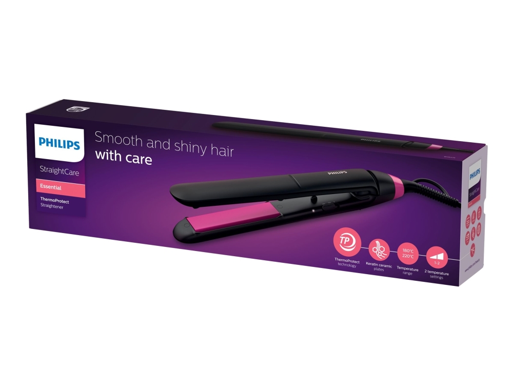 Philips Hair Straightener Philips Bhs375/00 (Black Color)