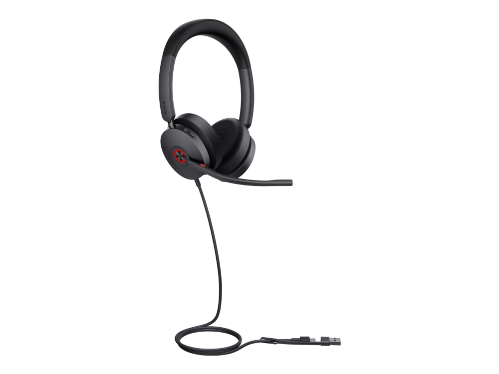 Yealink Uh48 Dual Teams Usb-C/A Headset, Kabelgebunden, Anrufe/Musik, 20 - 20000 Hz, 169 G, Kopfhörer, Schwarz