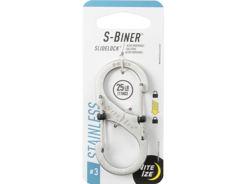 Niteize Karabinek Nite Ize S-Biner Slidelock #3 Stainless