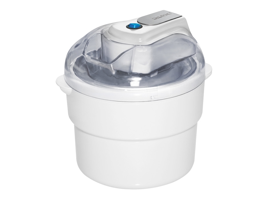 Clatronic ICM 3581, Ismaskine gel-beholder, 1,5 L, 40 min., 1 skåle, Hvid, 2,5 kg