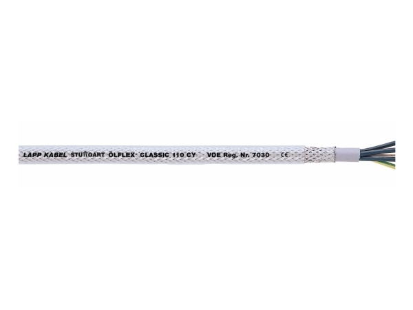 Lapp Ölflex 1135812, 100 M, 0,75 Mm², Kupfer, Transparent, Weiß, Verzinntes Kupfer, Pvc