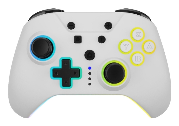 Hyperkin Nurival, Gamepad, Nintendo Switch, Nintendo Switch Oled, Schaltfläche Zurück, Home Button, Turbo-Taste, Analog / Digital, Mehrfarbig, Kabell