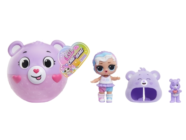 L.O.L. Surprise! L.O.L. Surprise Loves Care Bears Tots Asst, Minidukke, Hunstik, 4 År, Dreng/Pige, Forskellige Farver