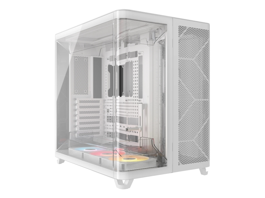 Corsair Air 5400 Rs-R Argb, Midi Tower, Pc, White, Atx, Eatx, Micro Atx, Mini-Itx, Steel, Tempered Glass, Gaming
