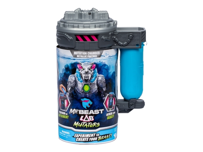 Mrbeast Lab Mutant Action Figur! Metalic Panther