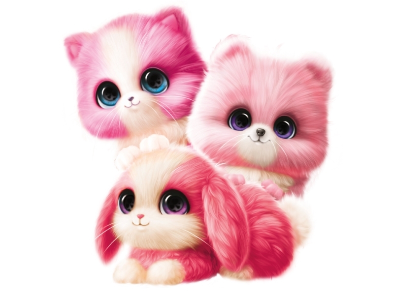 Scruff-A-Luvs, Kæledyr 1 Pk., Pink