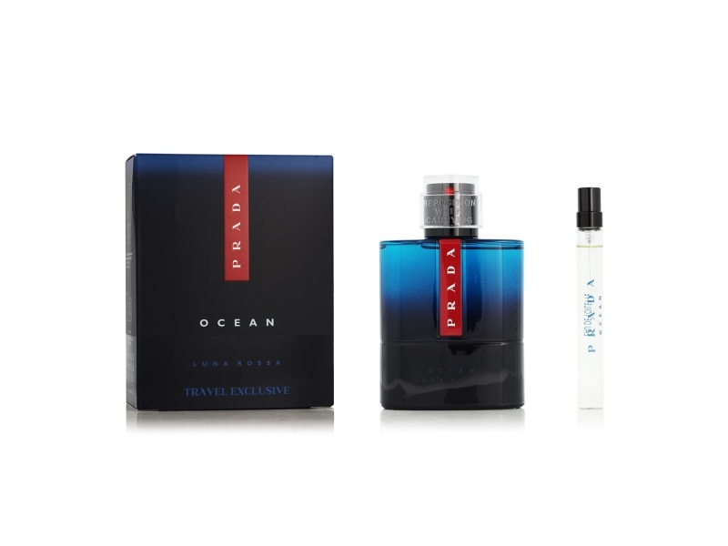 Prada Luna Rossa Ocean Edt Refillable 100 Ml + Edt Mini 10 Ml (Man)