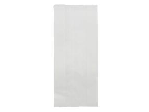 Ranskalainen leipäpussi 300 gr 140/(2x35)x320+20 mm 40 gr FSC Valkoinen,1000 kpl x 1 kpl/krt