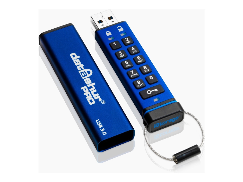 Istorage Datashur Pro - Usb Flashdrive - Krypteret - 256 Gb - Usb 3.0 - Fips 140-2 Level 3