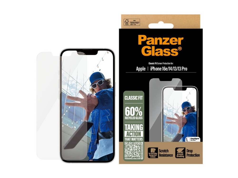 Panzerglass Displayschutz Iphone 16E | 14 | 13 | 13 Pro | Classic Fit M. Easyaligner, Apple, Apple - Iphone 16E, Apple - Iphone 13, Apple - Iphone