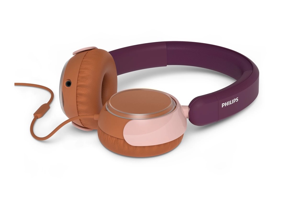 Philips 2000 Series Tak2000mp/00, Kabelgebunden, 20 - 20000 Hz, Anrufe/Musik, 135 G, Kopfhörer, Orange, Violett, Rose