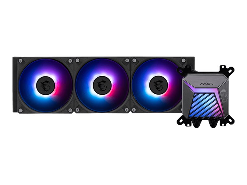 Msi Mag Coreliquid A15 360 - Processors Flydende Kølesystem - Radiatorstørrelse: 360 Mm - (For: Lga1851, Lga1700, Am5, Am4) - Kobber - 120 Mm