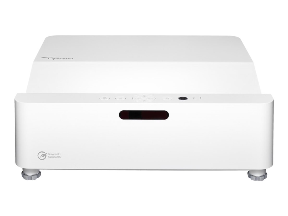 Optoma Zw410ust - Dlp-Projektor - Laser - 3D - 4000 Lumen - Wxga (1280 X 800) - 16:10 - 720P - Ultrakort Kast Objektiv - Hvid