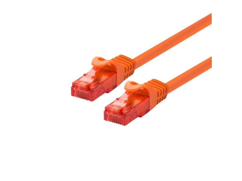 Logon Tcu66u250o, 25 M, Kat6, U/Utp (Utp), Rj-45, Rj-45, Orange