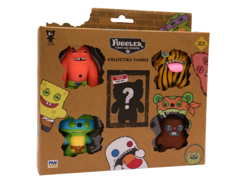 Fuggler x SpongeBob SquarePants / Teenage Mutant Ninja Turtles: Ver.6 - 5-pack Deluxe Figure 6cm