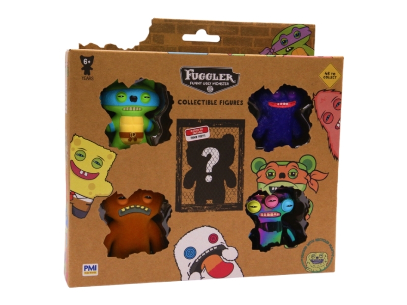 FUGGLER SB/TMNT FIGUR DELUXE 5PK S2 ASS