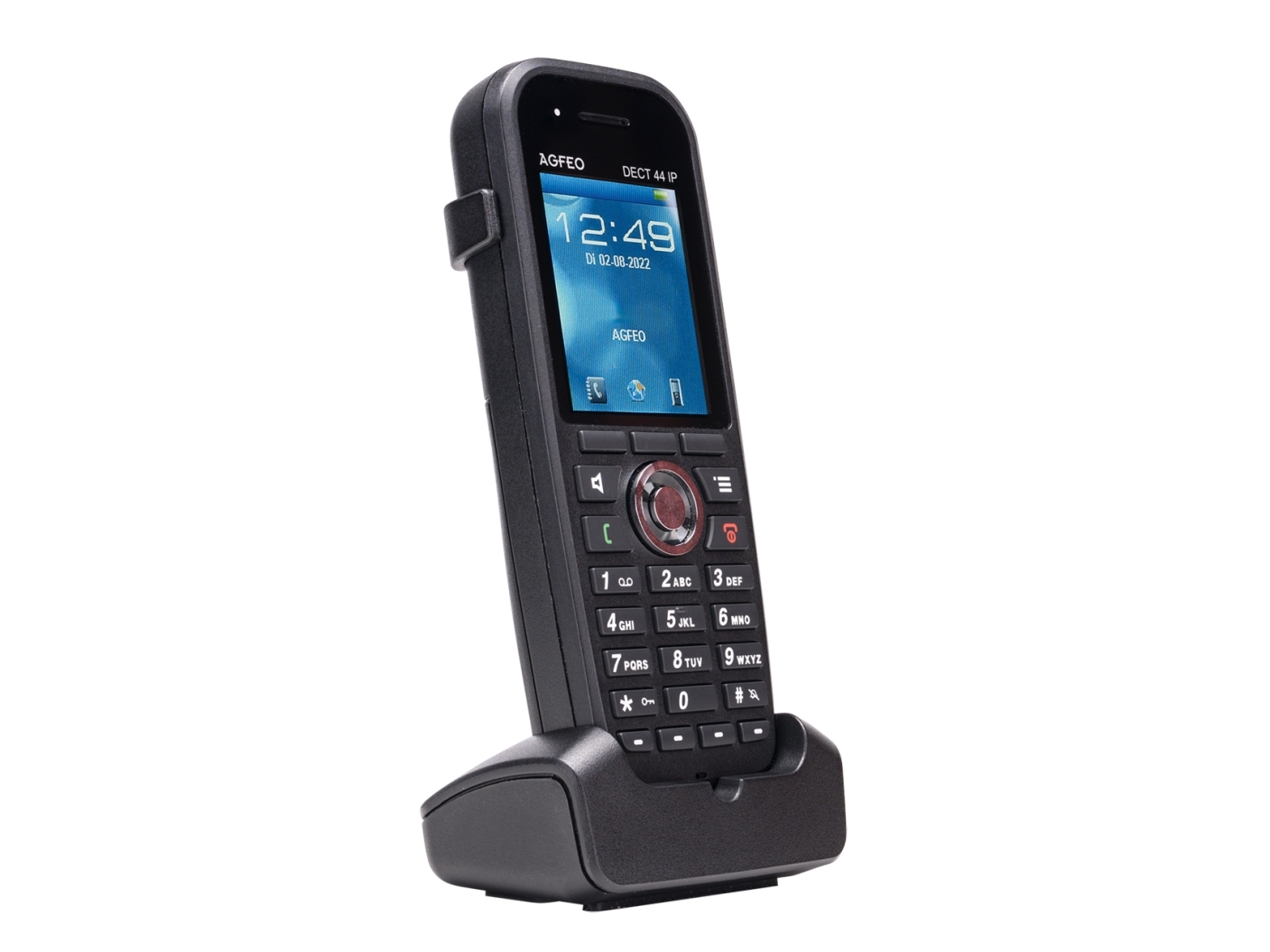 AGFEO DECT 44 IP, IP-telefon, Svart, Trådlös telefonlur, Bord, 100 poster, TFT | Tele & GPS - Fast & IP telefoner - Trådlösa telefoner | GameStuff