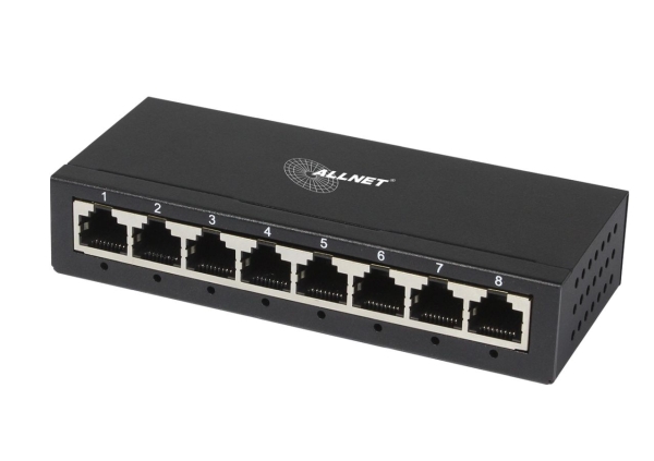 Allnet 215278, Ikke Administreret, L2, Gigabit Ethernet (10/100/1000), Desktop