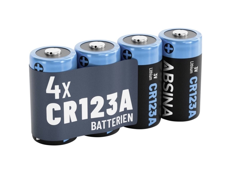 Absina Cr-123A Special-Batteri Lithium 1300 3 V 4 Stk
