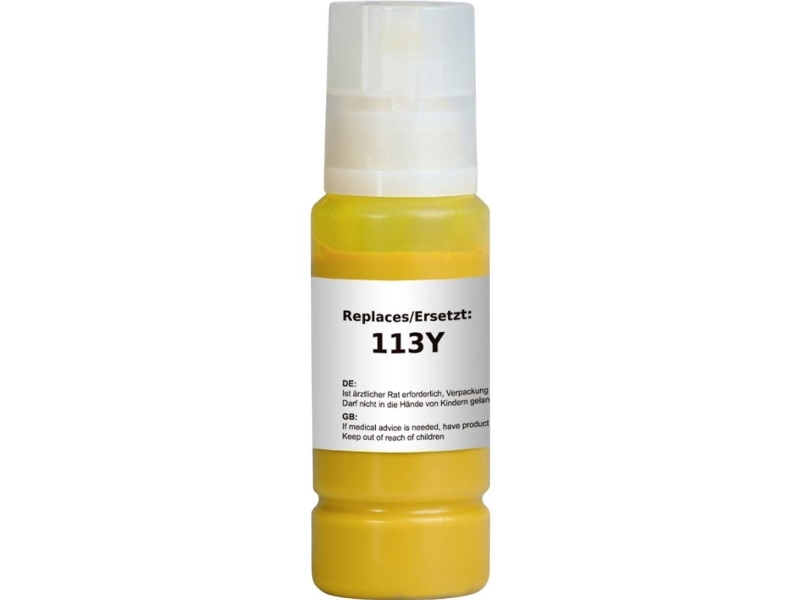Renkforce Opfyldningsblæk Erstatter Epson 113 Kompatibel Gul 70 Ml Rf-Eink113y Rf-6736464