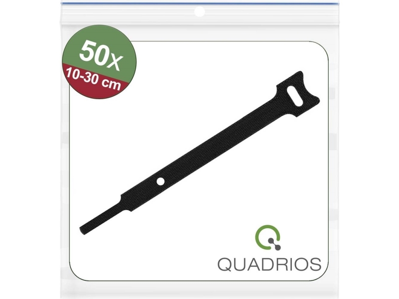 Quadrios 25Ca567 Klettkabelbinder Zum Bündeln Haft- Und Flauschteil L X B 100 150 200 (25Ca567)