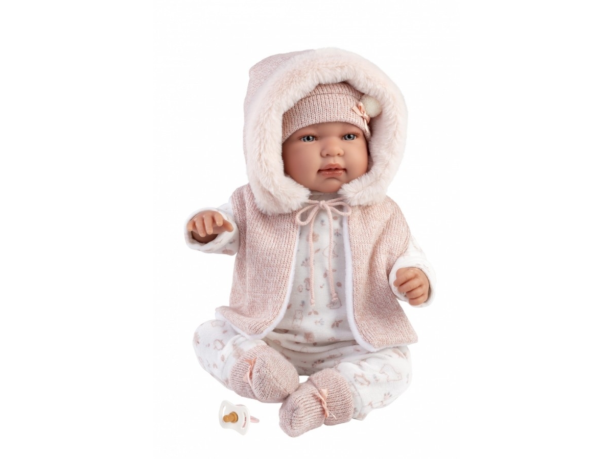 Llorens 84486 Grinende babydukke 44 cm Tina