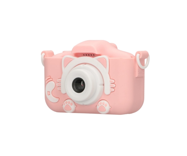 Extralink H27 Dual Pink, Digitalt Kamera Til Børn, 3 År, Lyserød, Hvid
