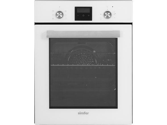Orkaitė Simfer Oven | 4207Derbb.1 | 47 L | Multifunctional | Manual | Pop-Up Knobs | Height 59.5 Cm | Plotis 45 Cm | Baltas